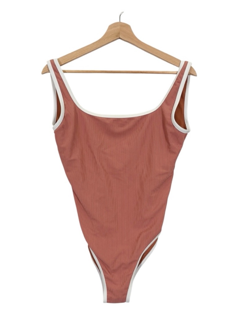 Lainsnow Ocean Isle Ribbed One Piece Swimsuit Size Medium — image 2 of 8